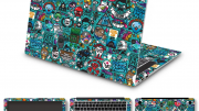 A well-decorated laptop