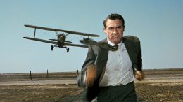 North by Northwest scene with the plane and stuff