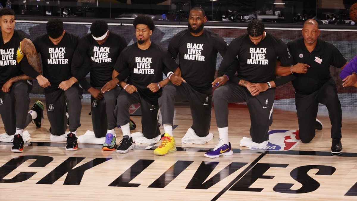 Движение blm в америке что это. Black Lives matter NBA. Критика НБА блм.