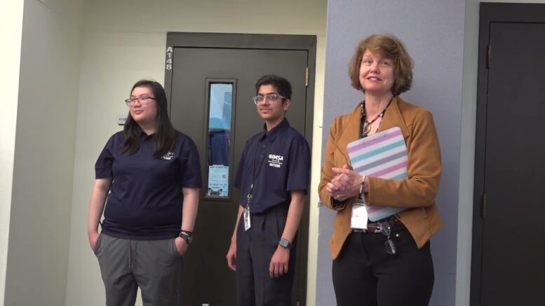 Pictured left to right: Rachel Tsang, Neev Patel, and Britta McKenna | Source: Youtube