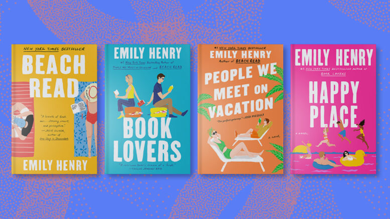 4 of the 5 Emily Henry books discussed in the article | Source: Penguin Random House