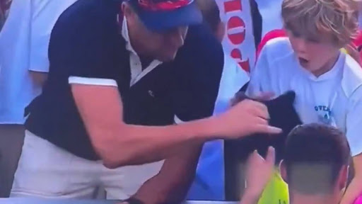 Polish ceo snatches cap from boy